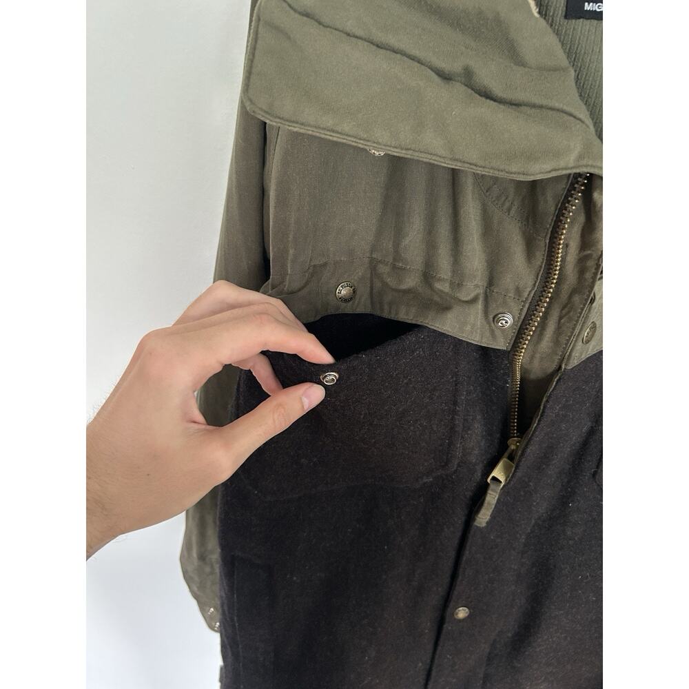 Men’s Filson x Burton Squire Snowboard Jacket Parka Size Large Waxed Canvas Wool - Picture 11 of 16